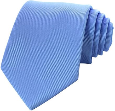 Sorprese Stropdas - Lichtblauw - 100% Zijde - Stropdassen voor heren - Cadeau