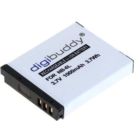 A-Merk Digibuddy Accu Batterij Canon NB-6L Canon NB-6LH