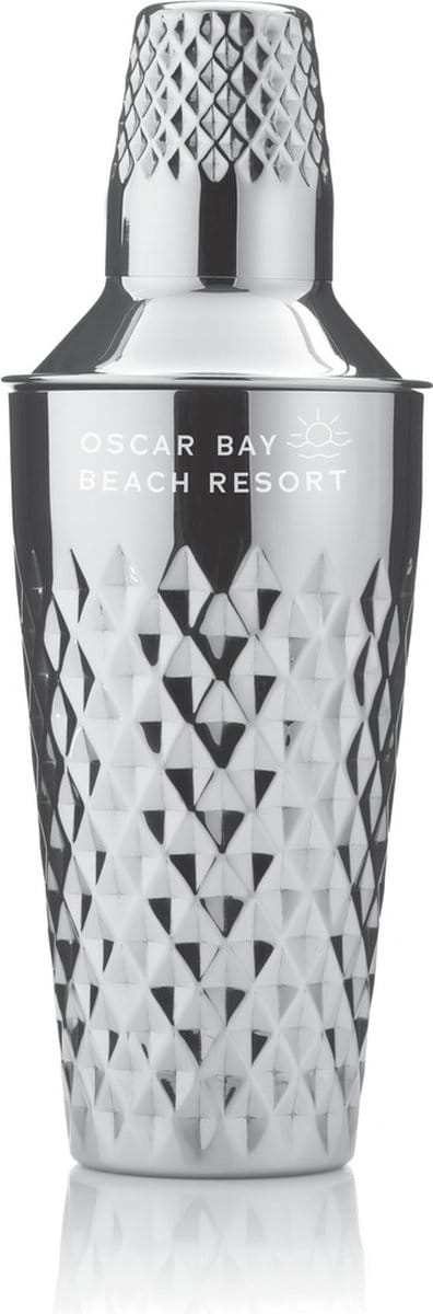 Viski Faceted Cocktailshaker - roestvrijstaal - 740ml