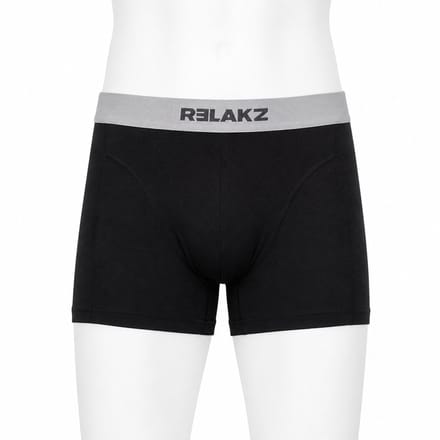 RELAKZ Heren Boxershorts Lenzing Modal 2-pack Zwart M