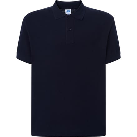 JHK Heren Pique Regular Poloshirt (Marine)