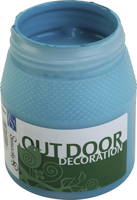 Outdoor Verf, blauw, 250 ml/ 1 fles
