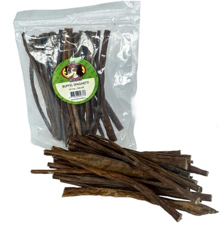 Kauwsnack Honden Petsnack - Buffel Spaghetti Hypoallergeen - 250 Gram