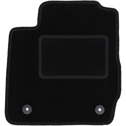 Bestuurdersmat zwart voor: Ford Fiesta MK7 hatchback (2011-2017)