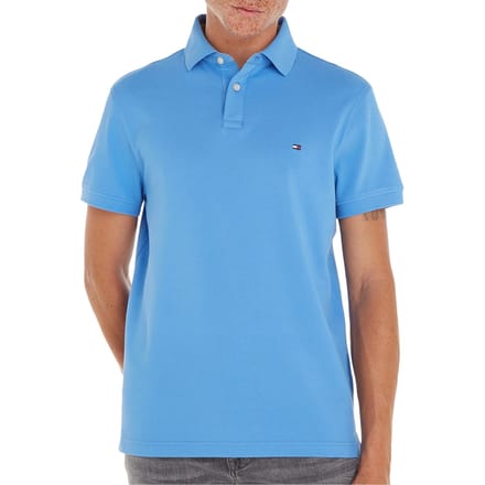Tommy Hilfiger 1985 Regular Polo - heren poloshirt - middenblauw