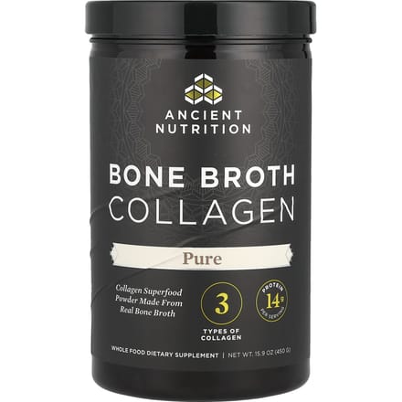 Nutrition Ancienne, Bouillon d'Os Collagène, Pur, 15,9 oz (450 g)