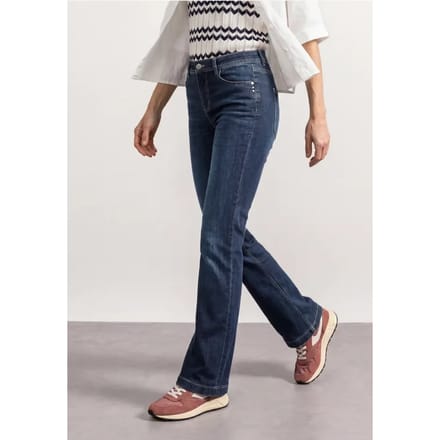Bootcut-jeans met High Waist in Slim Fit