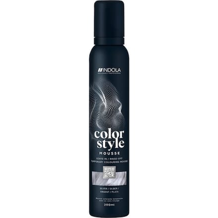 INDOLA Color Style Mousse Zilver Haarkleuring Dames 200 ml