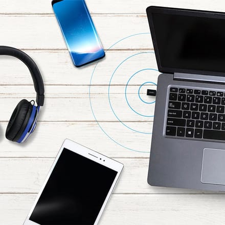 LogiLink USB-C naar Bluetooth 5.3 adapter zwart