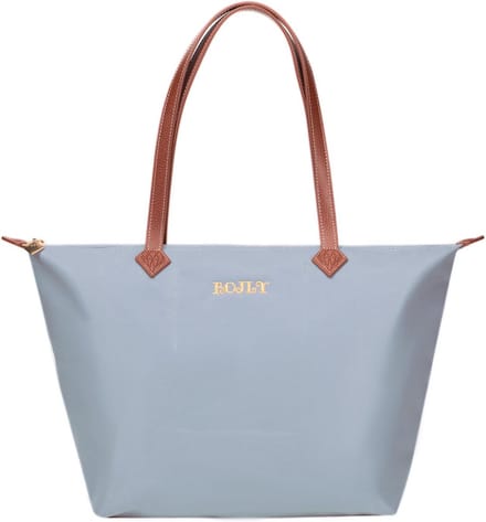 Grote Dames Handtas Zwart - Shopper Tas Schoudertas Nylon en Leer