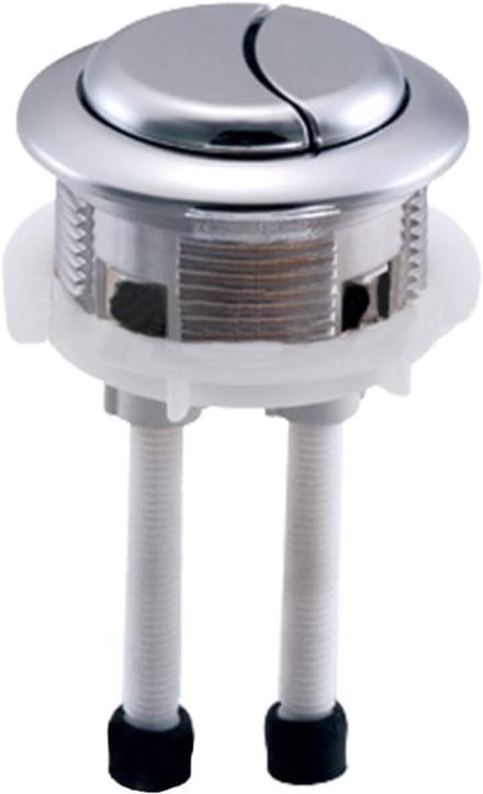 Toilet Spoelknop - Dubbele Knop - Water Besparen - Verstelbare Spoeling - 38mm - Verchroomd