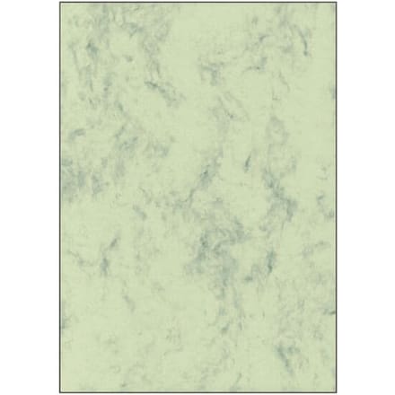Sigel marmerpapier, fijn papier, DIN A4, 200 g, 50 vellen, pastelgroen