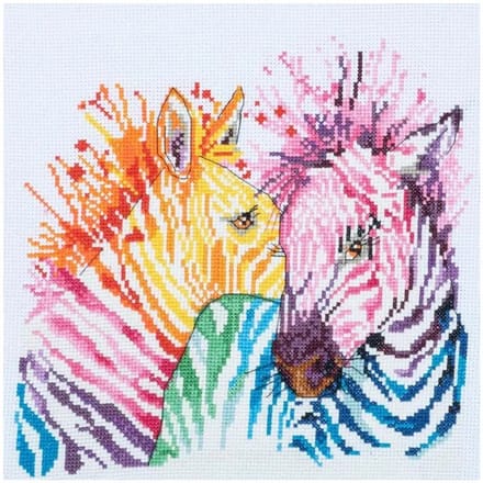 Borduurpakket Zebras
