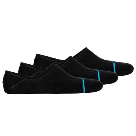 Stance unisex casual 3P footies icon zwart