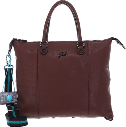 Gabs Leren Schoudertas G3 Plus TG Bull Black Shoulder Bag Dark Leather Bruine