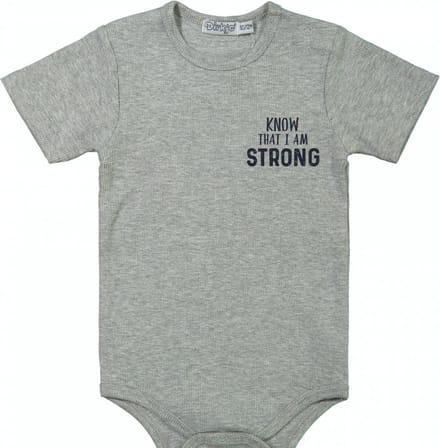 Dirkje jongens baby romper grijs maat 62