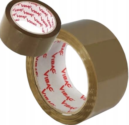 Vibac Bruine Pakkingstape Solvent 48mm x 60m - Sterke Kleefkracht