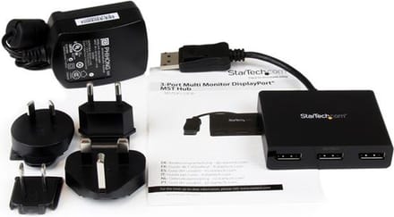 StarTech.com Triple Head DisplayPort 1.2 Multi Monitor MST Hub