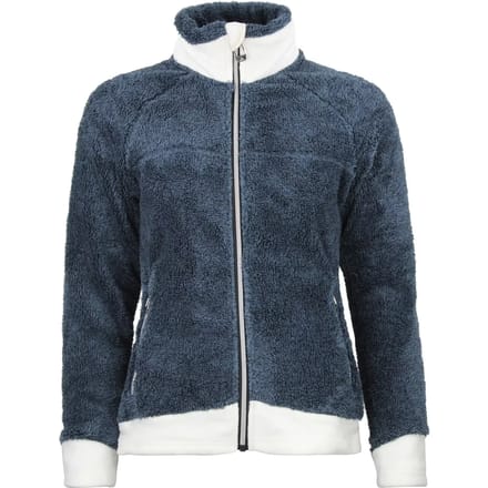 Damesfleece met rits Peak Mountain Coral Sherpa 300G
