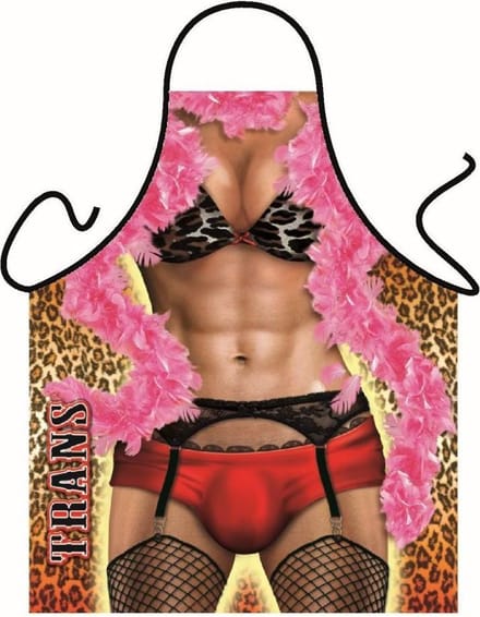 Benza Schort Travastiet - Sexy/Leuke/Grappige/Mooie Keukenschort
