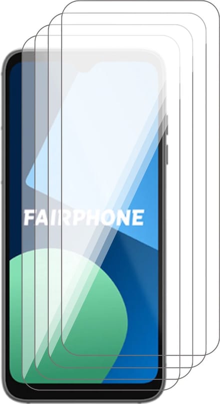 Screenprotector geschikt voor Fairphone 4 - 4x Glas Screen Protector