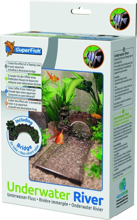 Superfish Deco Onderwater Rivier - Aquarium - Ornament - 17x24x8 cm
