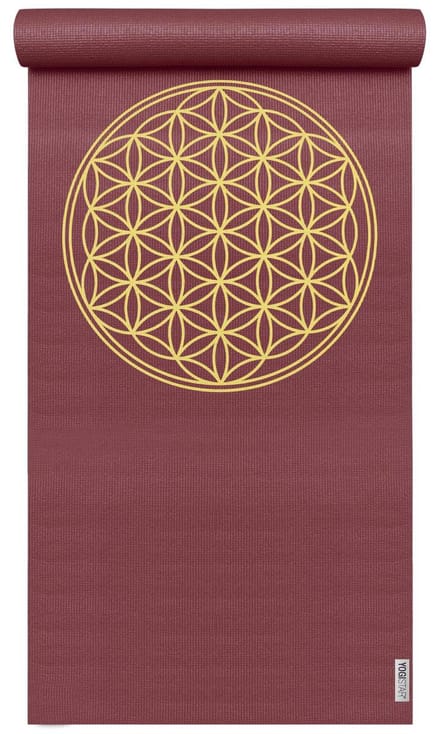 Yogistar Yogamat basic Flower of Life violet