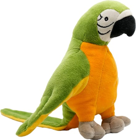 Cute since 1999 - Garry de groene Papegaai - Organische knuffel - 20 cm