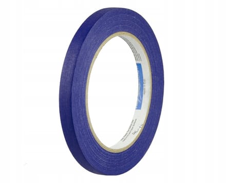 Blue Dolphin Schilderijtape Blauw 10mm x 50m - Scherpe Randen