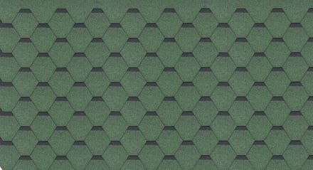 Timbela H-GREEN - Bitumen dakspanen - Dekking: 3 m² - Hexagonal Rock