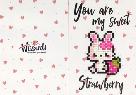 Diamond Paint Card Sweet Strawberry WD0353