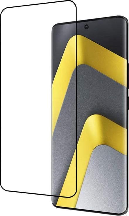 Cazy screenprotector geschikt voor Xiaomi Poco M8 (5G) - Screenprotector Full Cover Gehard Glas