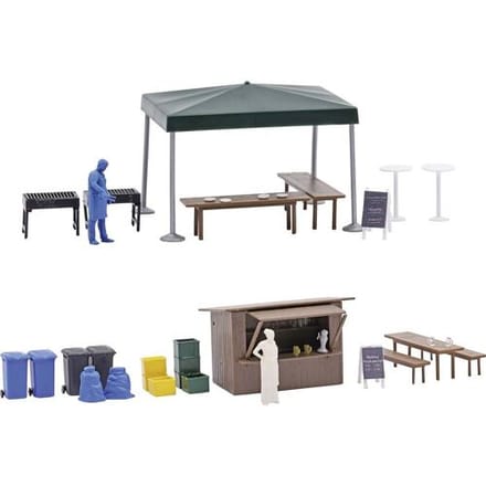 Busch 1860 H0 Buurtfeestaccessoires