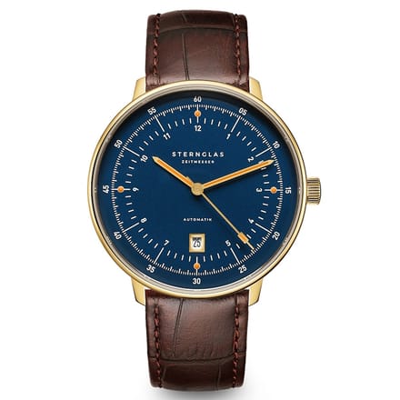 Sternglas Hamburg Dark Blue Gold Automatic S02-HHM07-HE01