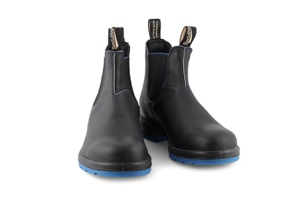 Blundstone #2343 Zwart/Blauwe Chelsea-laars