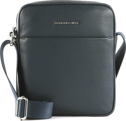 MANDARINA DUCK Leren schoudertas Mellow Urban Crossover Bag Avio donkerblauw