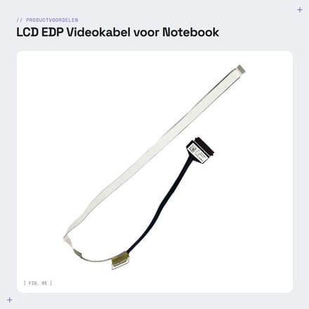 LCD EDP Videokabel voor Notebook Modellen