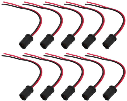 Lamp Houders - T10 Connectoren - Voertuig Verlichting - Waterdicht Ontwerp - Set van 10