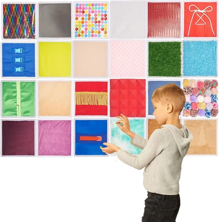 Sensorische Tegels - Voelspel - Ontspanning - Set van 5 - 25x25x25 cm