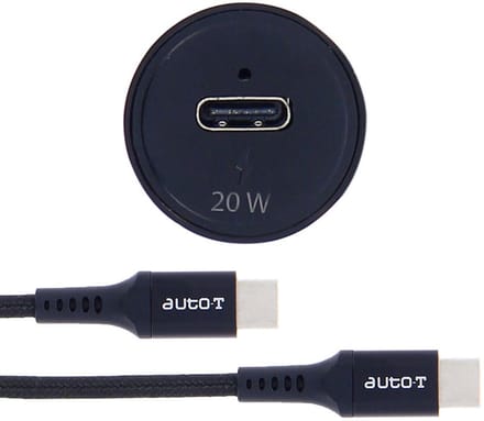 Autoladerset - AUTO T - 540225 - USB-C - 20 W - 5 A