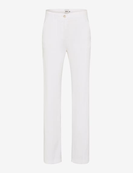 Brax Dames Palazzobroek  Style MAINE, wit, maat 46L