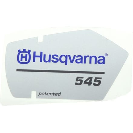Husqvarna 545 starterkap sticker