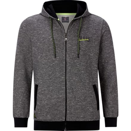 Jan Vanderstorm herren Sweatvest - 56/58 - zwart - Plus Size