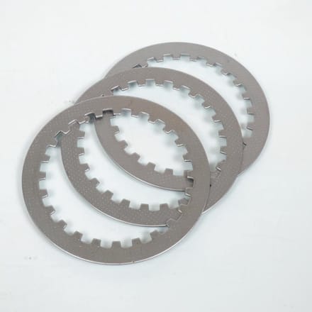 Koppelingsplaat Tecnium voor Motor Yamaha 125 YBR E 2005 tot 2016 3 gladde platen Nieuw