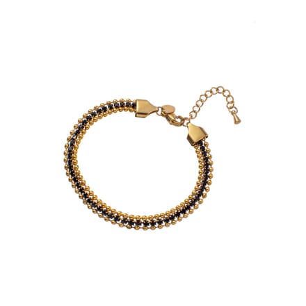 Go Dutch Label Armband (Sieraad) stenen Zwart