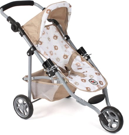 Bayer Chic 2000 - Poppenwagen Jogger Lola - Beertjes Beige