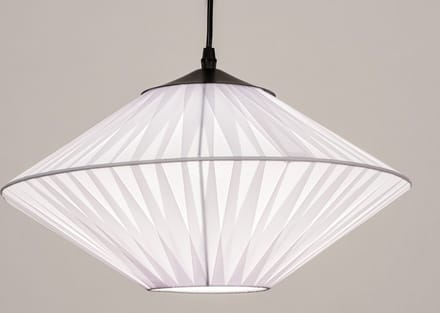 Lumidora Hanglamp 74157 - MODENA - E27 - Wit - Textiel - ⌀ 40 cm