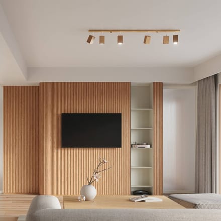 Envostar Peach Puff plafondspot kubus 6-lamps
