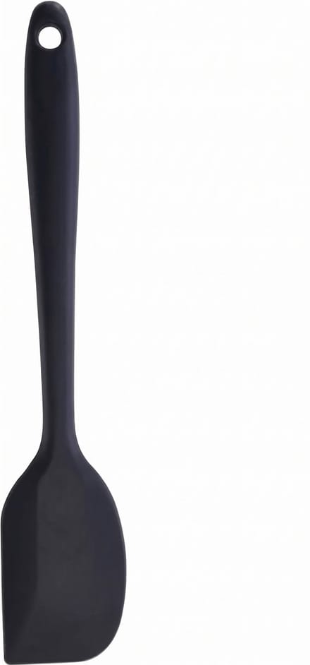 Siliconen Spatel Zwart - Hittebestendig - Vaatwasserbestendig - Groot - 27.5 cm - IXEN