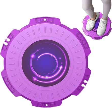 Buikspier Trainer - Twister Board - Lichaamsvorming - Schokabsorberend Design - 28 cm Diameter - Paars